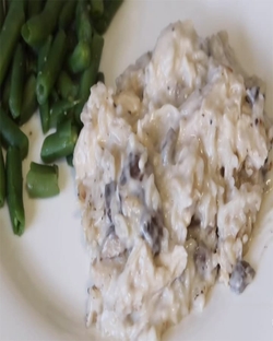 Meal - Cream of mushroom chicken and rice recipe